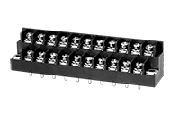 0032-12XX 0.300 Inch (in) Pitch Diameter Bi-Level Barrier Terminal Block