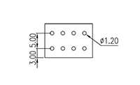 0137-41XX 0.138 Inch (in) Pitch Diameter Printed Circuit Board (PCB) Terminal Block - 3