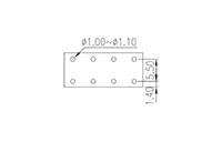 0138-60XX 0.2 Inch (in) Pitch Diameter Printed Circuit Board (PCB) Terminal Block - 3