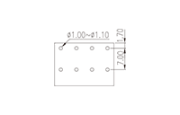 0138-61XX 0.2 Inch (in) Pitch Diameter Printed Circuit Board (PCB) Terminal Block - 3