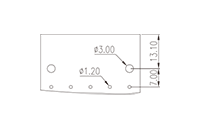 0150-46XX 0.295 Inch (in) Pitch Diameter Printed Circuit Board (PCB) Connector Socket - 3