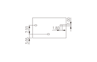 0153-41XX 0.394 Inch (in) Pitch Diameter Printed Circuit Board (PCB) Terminal Block - 3