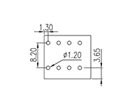 0177-31XX 0.138 Inch (in) Pitch Diameter Printed Circuit Board (PCB) Terminal Block - 3