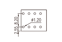 0177-33XX 0.138 Inch (in) Pitch Diameter Printed Circuit Board (PCB) Terminal Block - 3