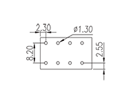 0177-53XX 0.197 Inch (in) Pitch Diameter Printed Circuit Board (PCB) Terminal Block - 3