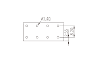 0177-53XXP3 0.295 Inch (in) Pitch Diameter Printed Circuit Board (PCB) Terminal Block - 3