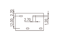 0177-78XX 0.25 Inch (in) Pitch Diameter Printed Circuit Board (PCB) Terminal Block - 3