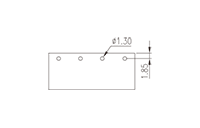 0183-11XX 0.300 Inch (in) Pitch Diameter Printed Circuit Board (PCB) Connector Socket - 3