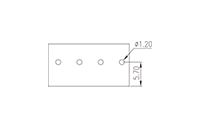 0185-31XX 0.197 Inch (in) Pitch Diameter Printed Circuit Board (PCB) Terminal Block - 3