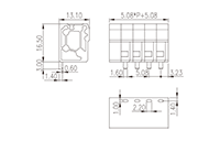 0207-01XX DIN Rail Terminal Blocks-Accessory - 2