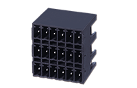 0221-25XX-BK 0.138 Inch (in) Pitch Diameter Printed Circuit Board (PCB) Connector Socket