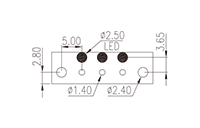 0226-12XX 0.197 Inch (in) Pitch Diameter Printed Circuit Board (PCB) Connector Socket - 3