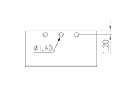 0226-26XX 0.197 Inch (in) Pitch Diameter Printed Circuit Board (PCB) Connector Socket - 3