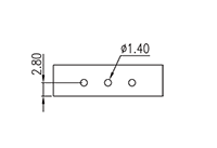 0226-27XX 0.197 Inch (in) Pitch Diameter Printed Circuit Board (PCB) Connector Socket - 3