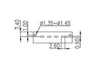 0227-27XX 0.197 Inch (in) Pitch Diameter Printed Circuit Board (PCB) Connector Socket - 3