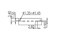 0227-37XX 0.197 Inch (in) Pitch Diameter Printed Circuit Board (PCB) Connector Socket - 3