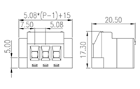 2EHDRSM-XXP Special Type Terminal Block - 2