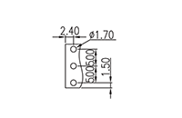 5ES-3PR 0.197 Inch (in) Pitch Diameter Printed Circuit Board (PCB) Connector-Plug - 3