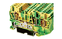 AK1.5-TN-PE 60.8 Millimeter (mm) Width Spring Clamp Connection DIN Rail Terminal Block