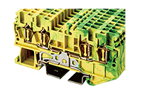 AK1.5-TR-PE 72.6 Millimeter (mm) Width Spring Clamp Connection DIN Rail Terminal Block