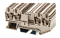 AK1.5-TR 72.6 Millimeter (mm) Width Spring Clamp Connection DIN Rail Terminal Block