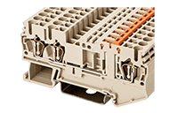 AK2.5-TN-CP 72.6 Millimeter (mm) Width Spring Clamp Connection DIN Rail Terminal Block