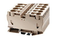 AK35 99.6 Millimeter (mm) Width Spring Clamp Connection DIN Rail Terminal Block