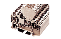 AK4-CP 61.8 Millimeter (mm) Width Spring Clamp Connection DIN Rail Terminal Block