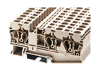 AK6-TN 90.5 Millimeter (mm) Width Spring Clamp Connection DIN Rail Terminal Block