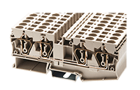 AK6-TR 111.5 Millimeter (mm) Width Spring Clamp Connection DIN Rail Terminal Block