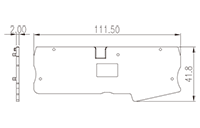 AK6C-TR DIN Rail Terminal Blocks-Accessory - 2