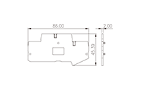 AKK4C DIN Rail Terminal Blocks-Accessory - 2