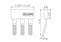 CSC-2.5XXPS DIN Rail Terminal Blocks-Accessory - 2