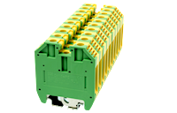 DK16-PE 24.5 Millimeter (mm) Width Screw Connection DIN Rail Terminal Block