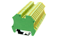 DK2.5-PE 56 Millimeter (mm) Width Screw Connection DIN Rail Terminal Block