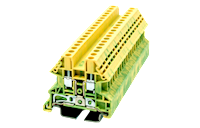 DK2.5N-PE 45.4 Millimeter (mm) Width Screw Connection DIN Rail Terminal Block