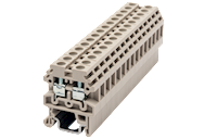 DK2.5S 22 Millimeter (mm) Width Screw Connection DIN Rail Terminal Block