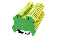 DK4-PE 56 Millimeter (mm) Width Screw Connection DIN Rail Terminal Block