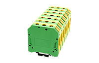 DK50-PE 70.5 Millimeter (mm) Width Screw Connection DIN Rail Terminal Block