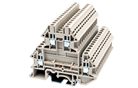 DKK2.5N 71.5 Millimeter (mm) Width Screw Connection DIN Rail Terminal Block