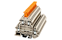 DKK4N-TP 71.5 Millimeter (mm) Width Screw Connection DIN Rail Terminal Block