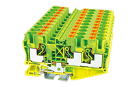 DP10-TN-PE 90.5 Millimeter (mm) Width Push-In Design (PID) DIN Rail Terminal Block