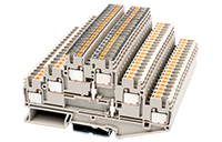 DP2.5-3L-PV 102.7 Millimeter (mm) Width Push-In Design (PID) DIN Rail Terminal Block