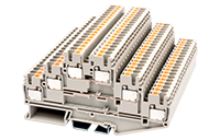 DP2.5-3L 102.7 Millimeter (mm) Width Push-In Design (PID) DIN Rail Terminal Block