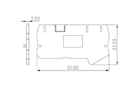 DP2.5C-TN DIN Rail Terminal Blocks-Accessory - 2