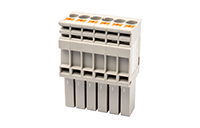 DP2.5PG-XXP 16.5 Millimeter (mm) Width Push-In Design (PID) DIN Rail Terminal Block