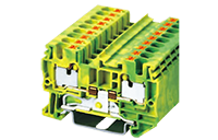 DP4-PE 57 Millimeter (mm) Width Push-In Design (PID) DIN Rail Terminal Block