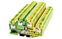 DPP4-PE 81 Millimeter (mm) Width Push-In Design (PID) DIN Rail Terminal Block