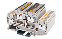 DPP4-PV 47.5 Millimeter (mm) Width Push-In Design (PID) DIN Rail Terminal Block