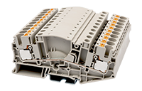 DPTL6 103.2 Millimeter (mm) Width Push-In Design (PID) DIN Rail Terminal Block